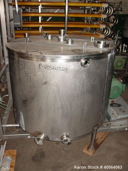 Used Koch Supercor Multi Pass UF Membrane Filter System consisting of: Membrane filter system, membrane filter, control panel, 300 gallon stainless steel sloped bottom permeate CIP tank, pump, typica...