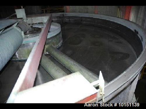 Used-Krofta Clarifier, Model SPC27, 304 stainless steel construction.Designed flow rate 1695 gallons per minute.Includes an ...