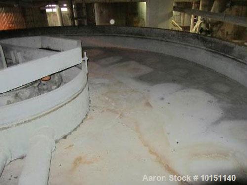 Used Krofta Clarifier, Model SPC27, stainless steel, 27 foot.Design flow approximately1695 gallons per minute.Includes an air dissolving tube and pump.