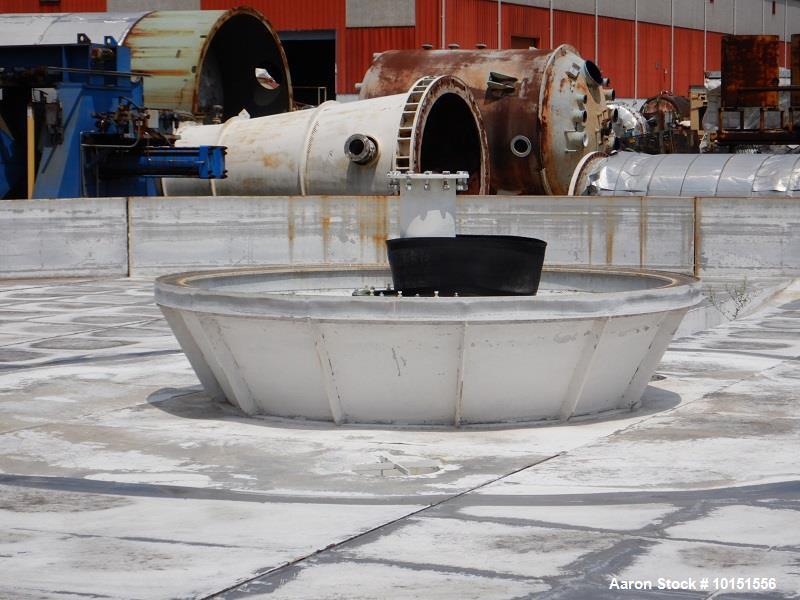 Used Krofta SPC62 Clarifier – 62' Diameter, 9200 GPM, 304 SS, Scoop Discharge, Air Tubes, Chemical Pump