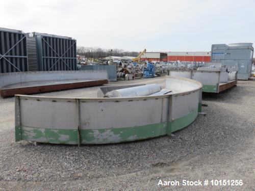 Used- 24' Diameter Krofta SP24 Stainless Steel Clarifier.