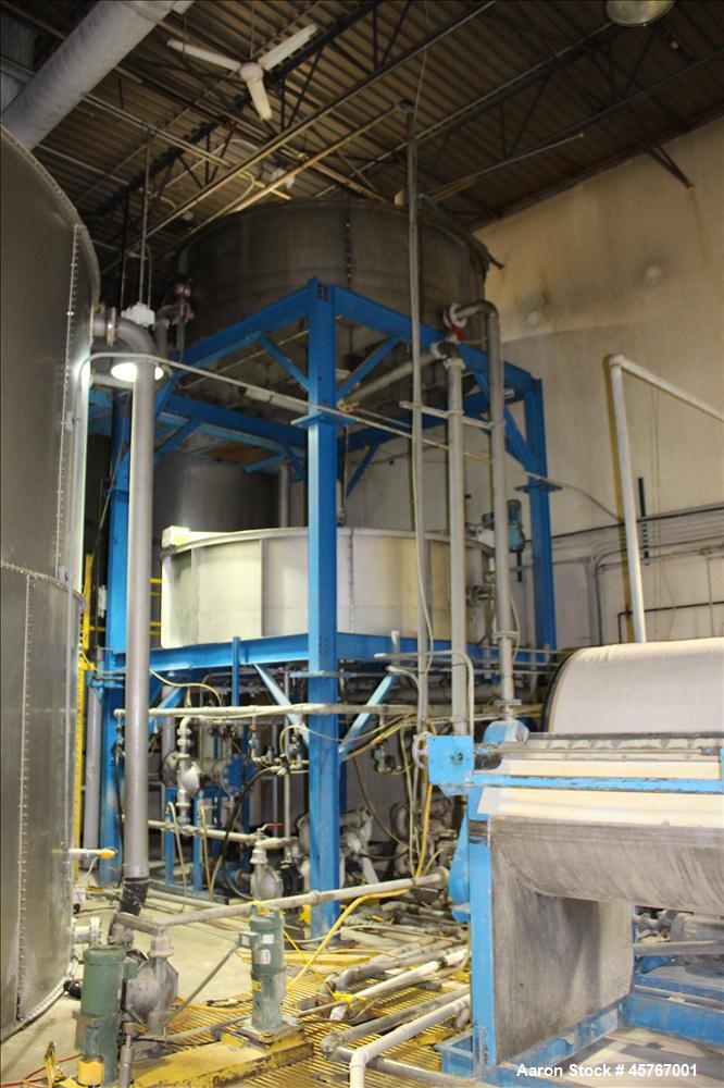 Used Krofta Supracell Wastewater Flotation Clarifier -DAF, Stainless Steel.