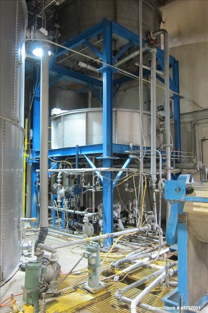 Used Krofta Supracell Wastewater Flotation Clarifier -DAF, Stainless Steel.