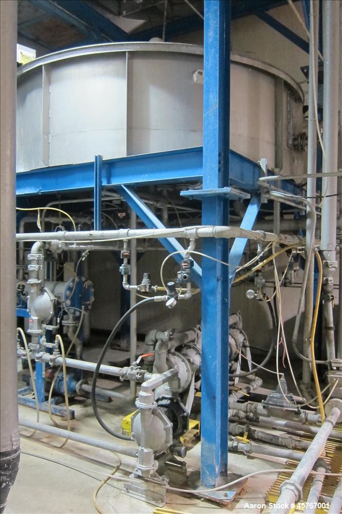 Used Krofta Supracell Wastewater Flotation Clarifier -DAF, Stainless Steel.