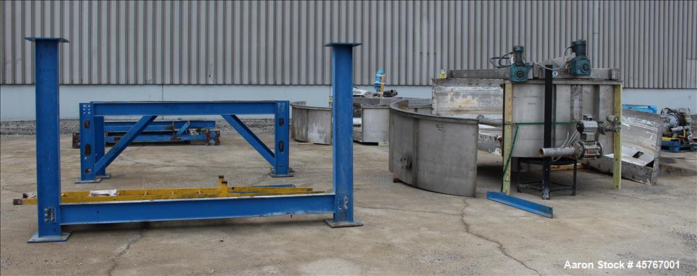 Used Krofta Supracell Wastewater Flotation Clarifier -DAF, Stainless Steel.