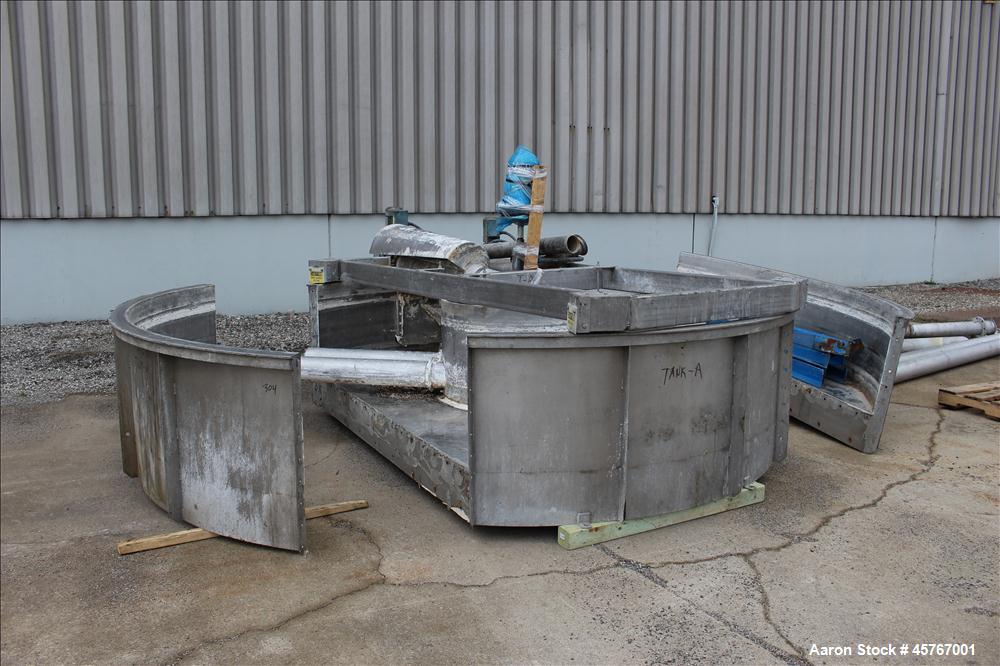 Used Krofta Supracell Wastewater Flotation Clarifier -DAF, Stainless Steel.