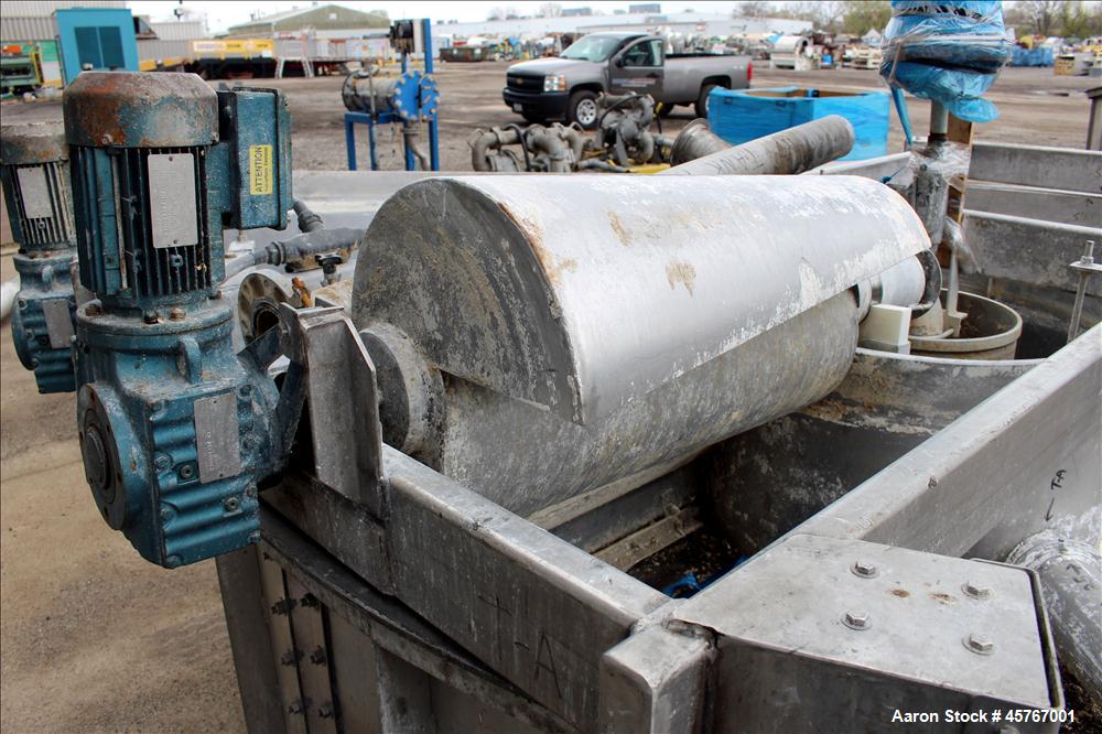 Used Krofta Supracell Wastewater Flotation Clarifier -DAF, Stainless Steel.