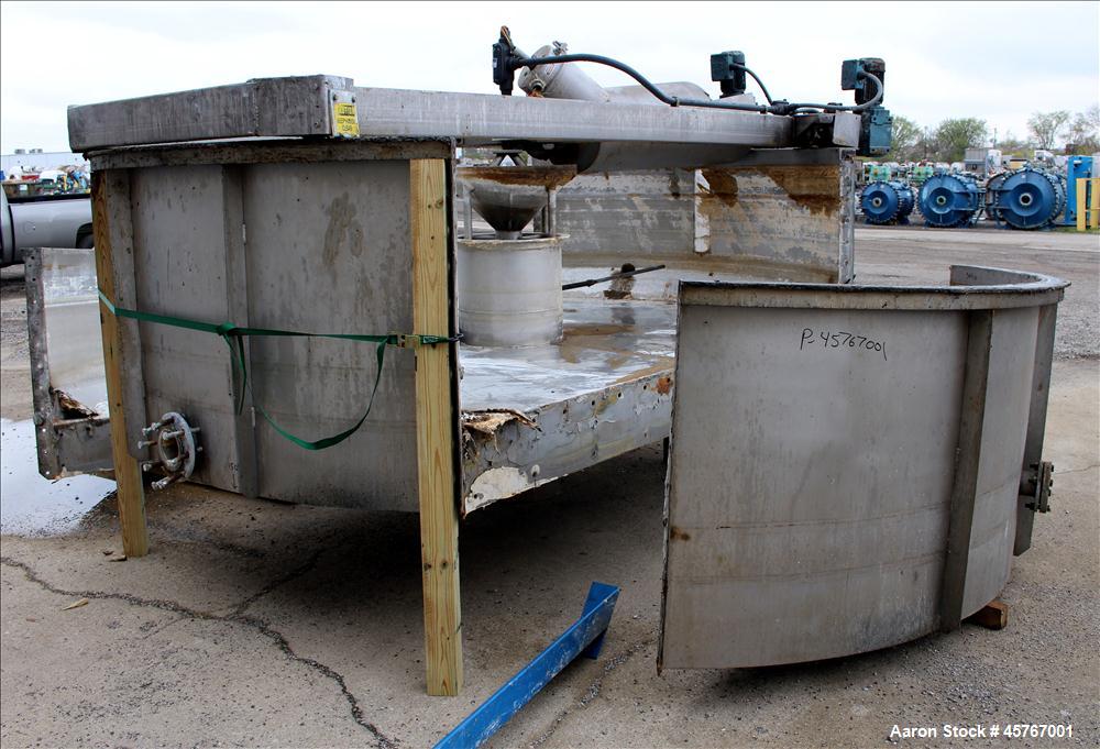 Used Krofta Supracell Wastewater Flotation Clarifier -DAF, Stainless Steel.