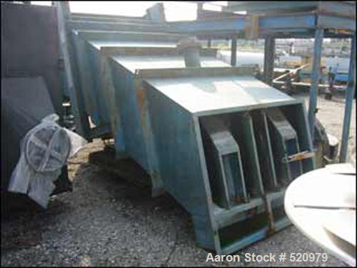 USED: Parkson Lamella gravity settler, model 300/55, carbon steel construction, series 55, 300 sq ft clarification area, rated approximately 100 gpm.