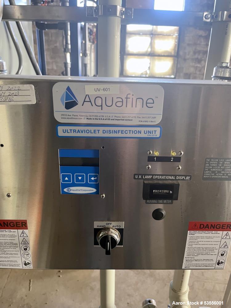 Used Evoqua Water Technologies RO System – Model M41RSXV010FNB, 20 GPM