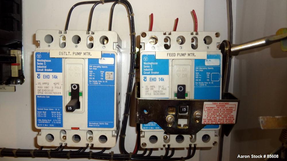 Used MECO Mechanical Equipment Company Multiple Effect Still, Model 4MEF25
