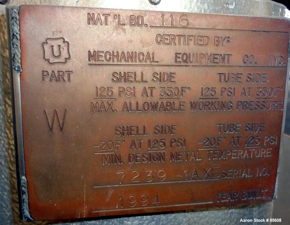 Used MECO Mechanical Equipment Company Multiple Effect Still, Model 4MEF25