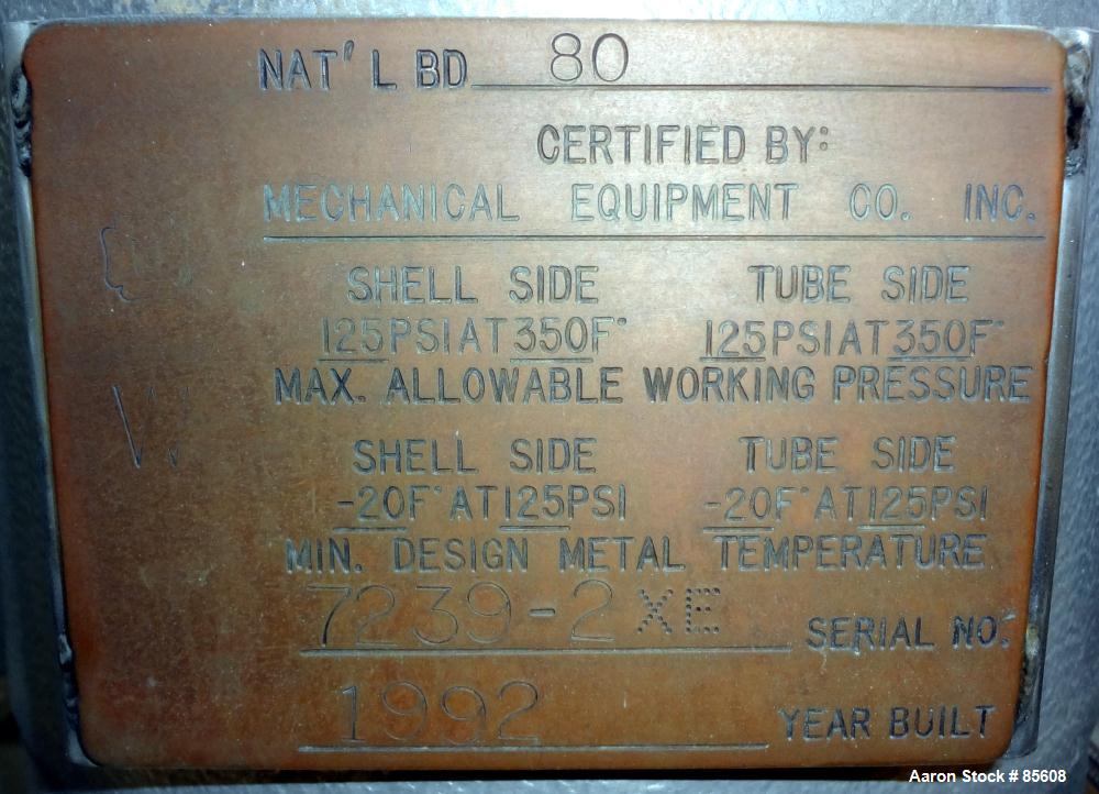 Used MECO Mechanical Equipment Company Multiple Effect Still, Model 4MEF25