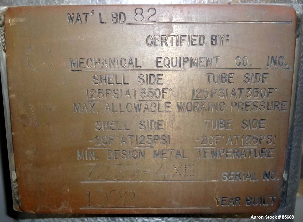 Used MECO Mechanical Equipment Company Multiple Effect Still, Model 4MEF25