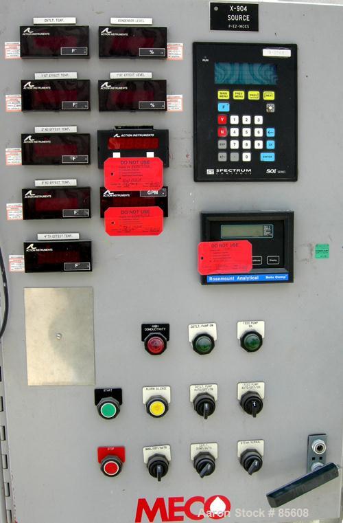 Used MECO Mechanical Equipment Company Multiple Effect Still, Model 4MEF25