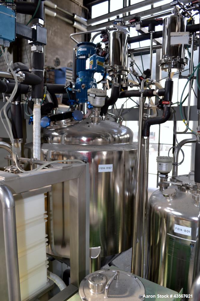 Used Millipore MSP 006166 Ultra Filtration System – 200L & 400L Reactors, Pumps, Filters