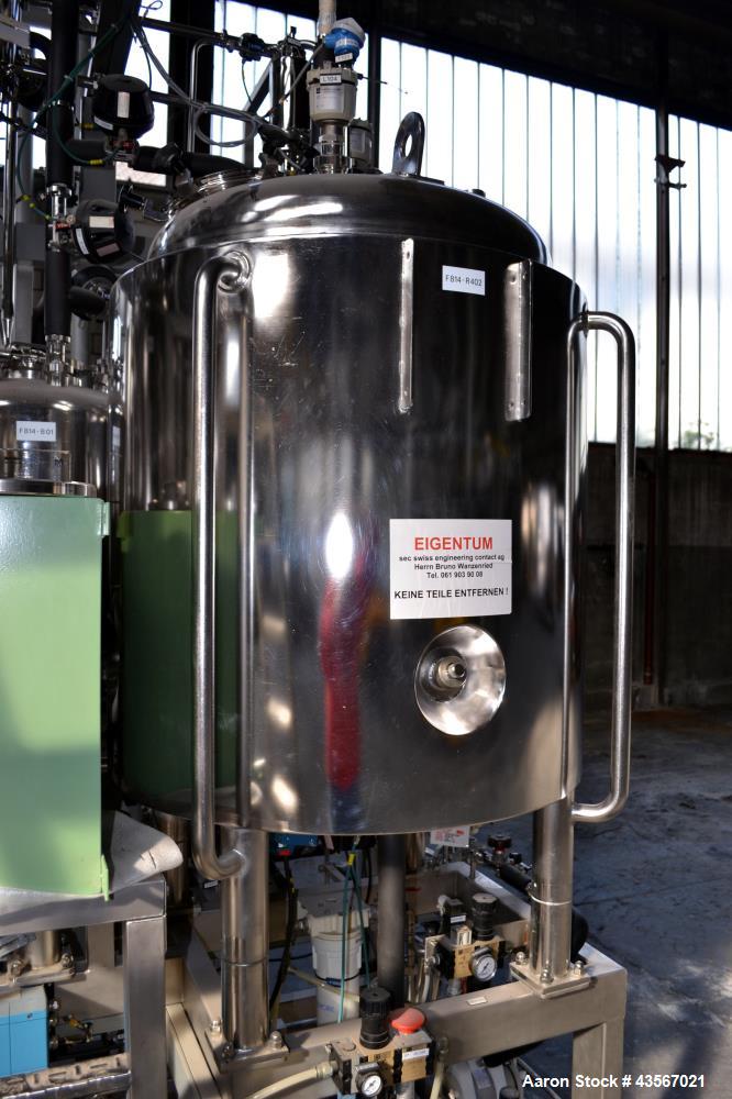 Used Millipore MSP 006166 Ultra Filtration System – 200L & 400L Reactors, Pumps, Filters