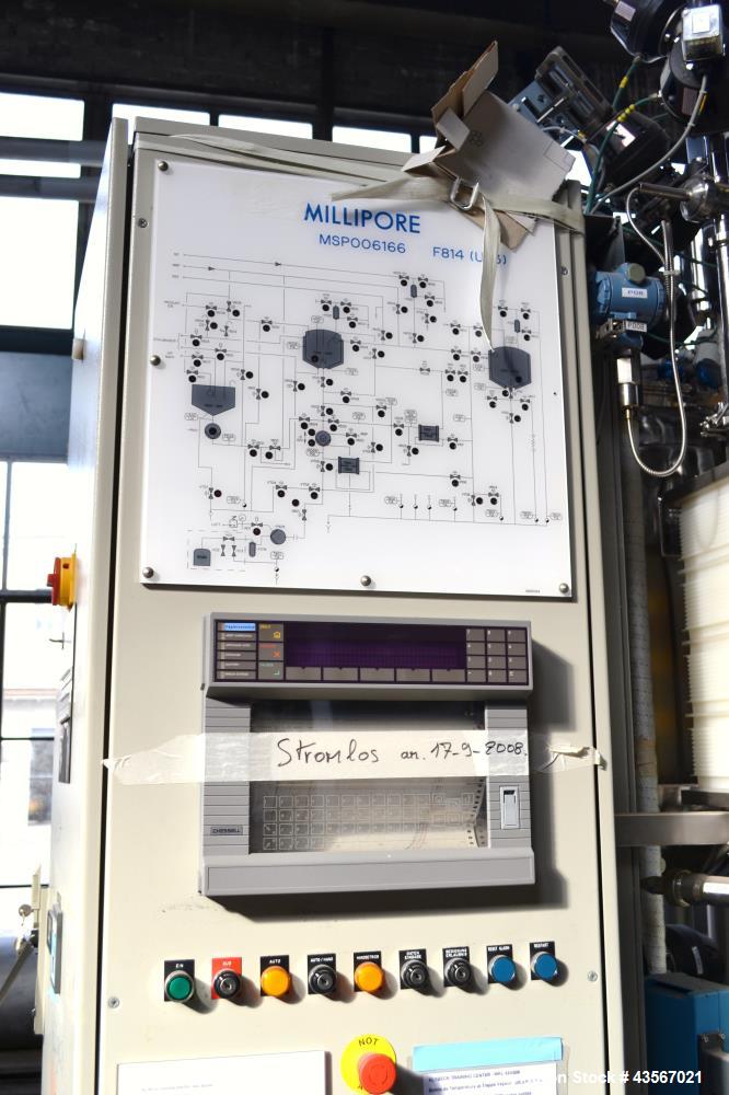 Used Millipore MSP 006166 Ultra Filtration System – 200L & 400L Reactors, Pumps, Filters