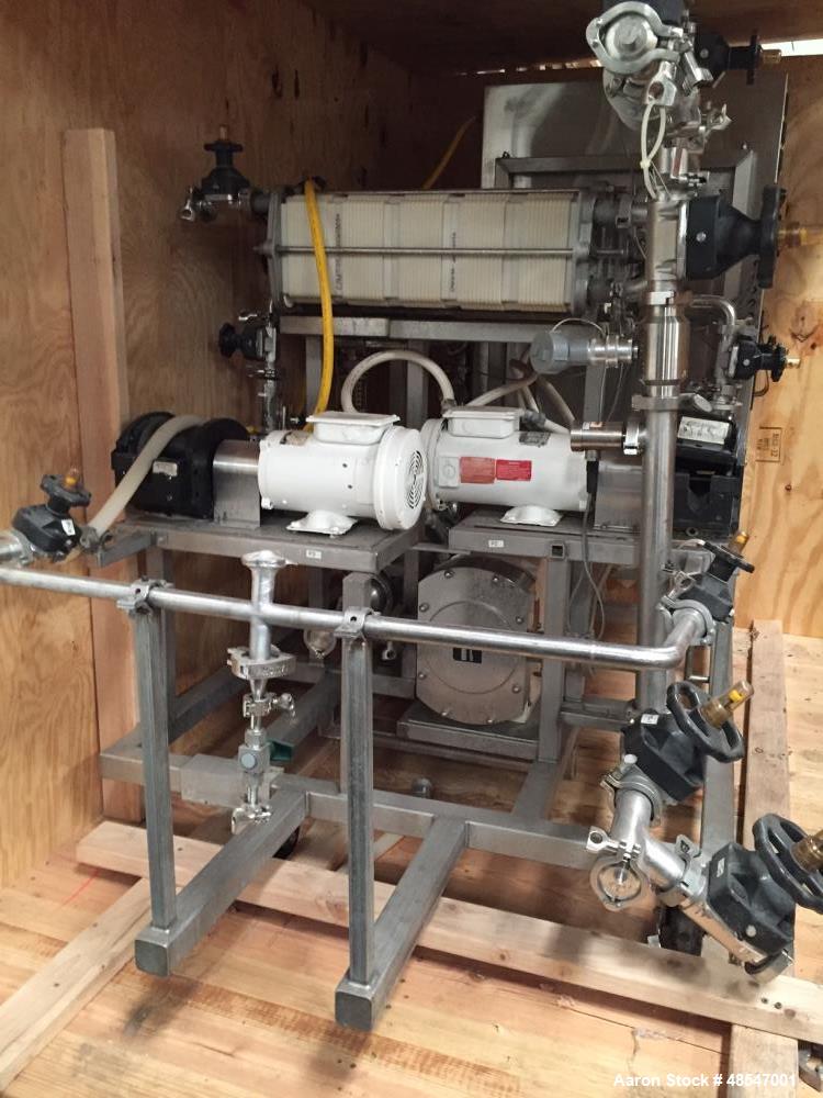 Used- Millipore 29751 Tangential Flow Filtration (TFF) System.