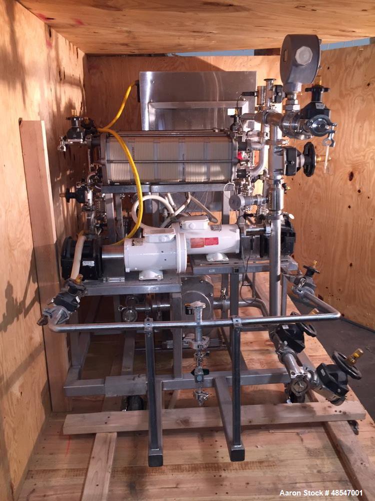 Used Millipore 29751 Tangential Flow Filtration (TFF) System.