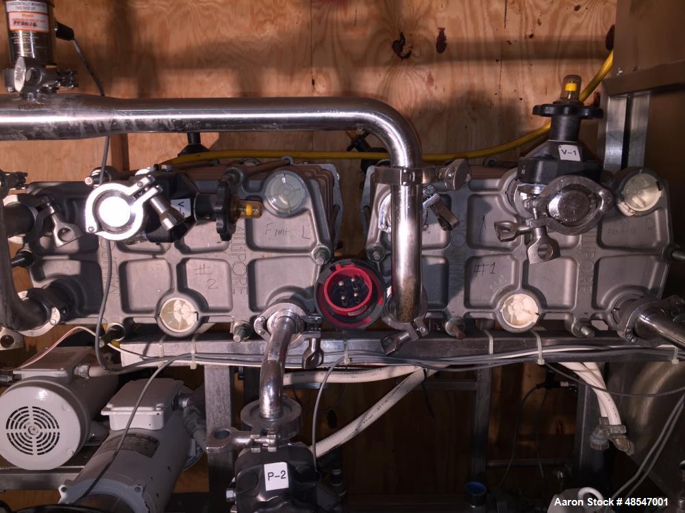 Used Millipore 29751 Tangential Flow Filtration (TFF) System.