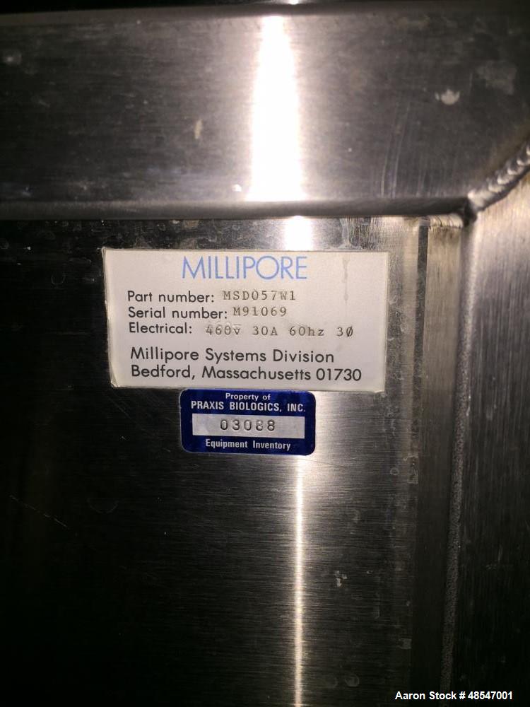 Used Millipore 29751 Tangential Flow Filtration (TFF) System.