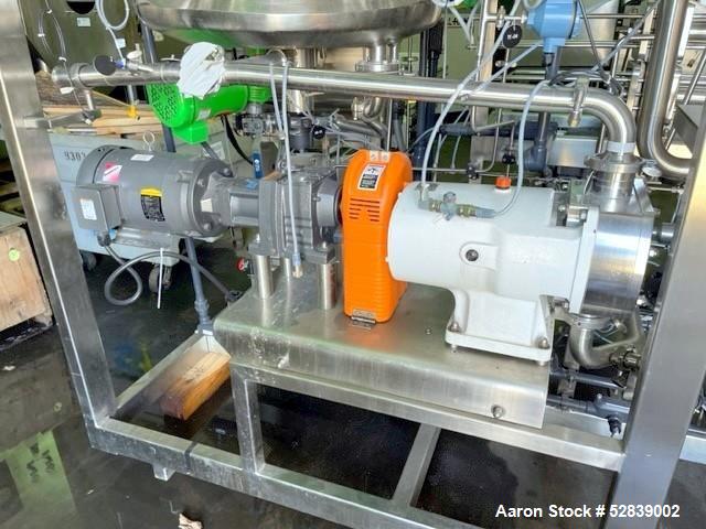 Used Bio Pharm Engineered Systems / Millipore Filter Processing Skid, Project No. MDA008288, BPES Equipment Description: 40 SQ M MF- SYSTEM, Job No. 1337, with DCI 29” W x 36” D Pressured Jacketed Ve...