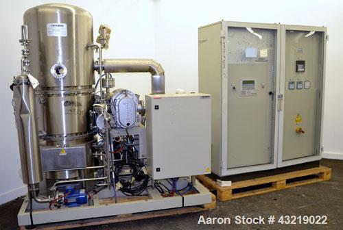Used Stilmas High Efficiency "Mascarini" Water Super-Still, Type FA225HR/SA, 316 Stainless Steel. Approximate capacity 60 gallon (225 liter) per hour. System consists of (1) compressor, plate heat ex...