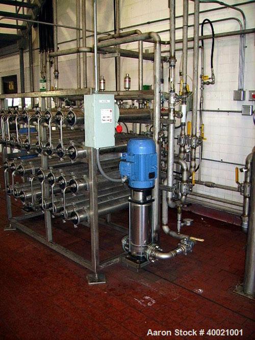 Used- Water Treatment Equipment for Food Grade Waste Plant consisting of a water membrane treatment system having: 3stainles...