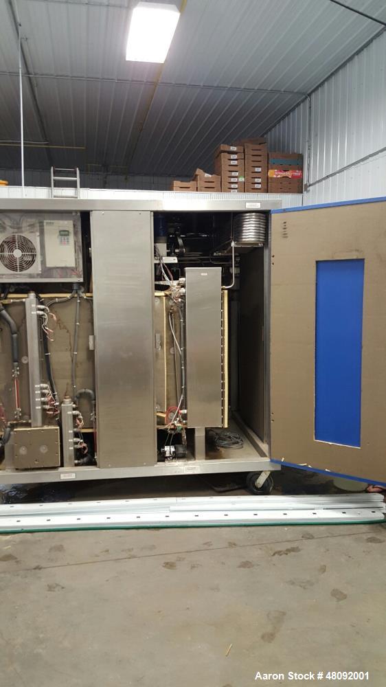 Used Norland Vapor Compression Commercial Distiller, Model s VC6000. 6,000 Gallons (22,800 L) distilled water per day. 1,000 Gallons (3,800 L) reject water per day. 0.085 Per gallon (0.022 L) Kw/H of...