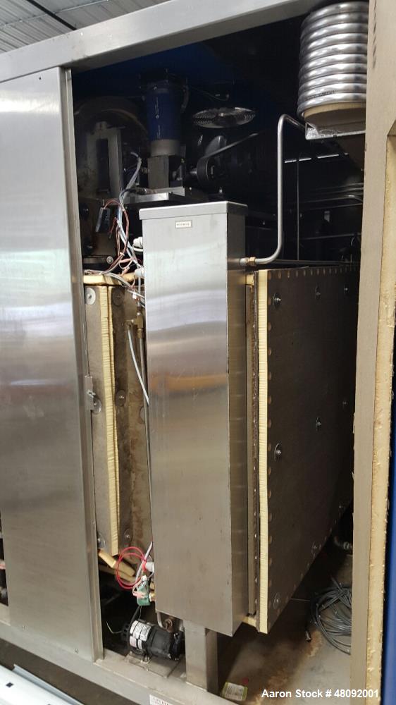 Used Norland Vapor Compression Commercial Distiller, Model s VC6000. 6,000 Gallons (22,800 L) distilled water per day. 1,000 Gallons (3,800 L) reject water per day. 0.085 Per gallon (0.022 L) Kw/H of...
