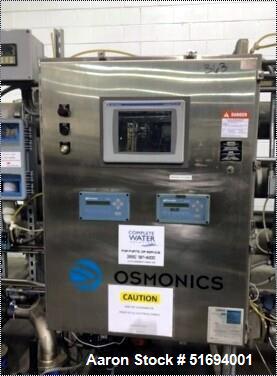 Used Reverse Osmosis GE Osmonics 159 GPM RO System