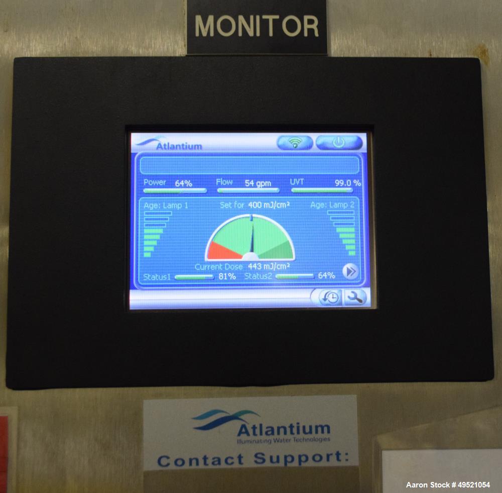 Used- Osmonics Reverse Osmosis System, Model 74B-HR43KY/DLX-DP-SP, Serial# 94-K276227A. Inlet pressure before & after prefil...