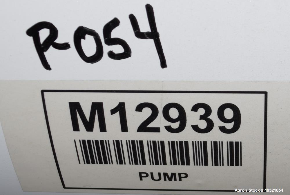 Used Osmonics Reverse Osmosis System, Model 74B-HR43KY/DLX-DP-SP, Serial# 94-K276227A. Inlet pressure before & after prefilter 60/80 psi/12/12 psi, flow (1) concentrate + permeate + recycle 45/30 gal...