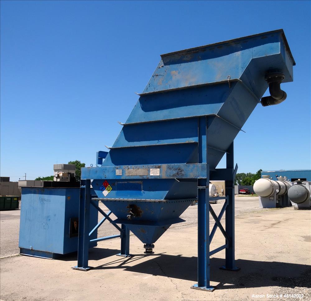 Used Parkson Lamella Gravity Settler, Model 570/55, Carbon Steel.