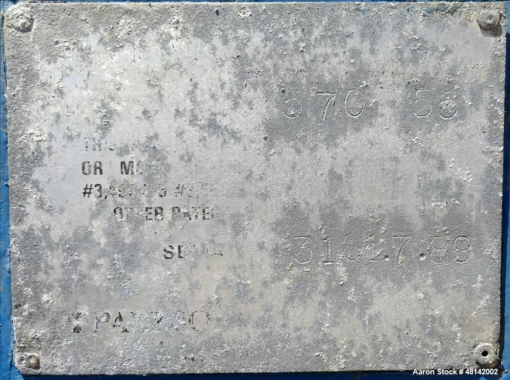 Used Parkson Lamella Gravity Settler, Model 570/55, Carbon Steel.