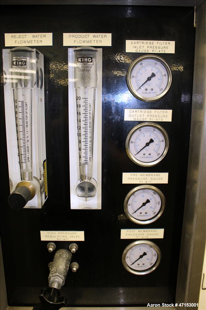Used Severn Trent Services Reverse Osmosis Water Treatment System, Model TAP-PU