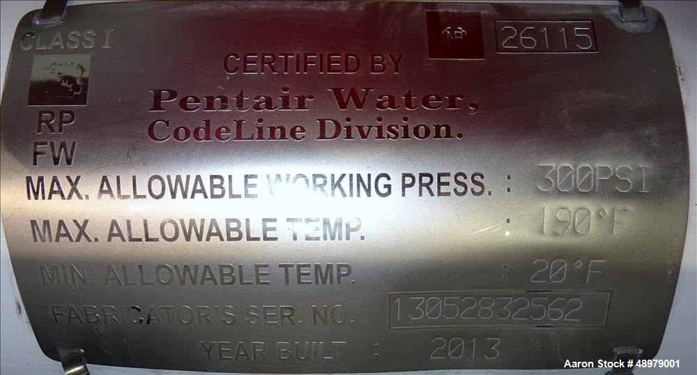 Used Smith Engineering Inc 50 GPM Single Pass Reverse Osmosis System
