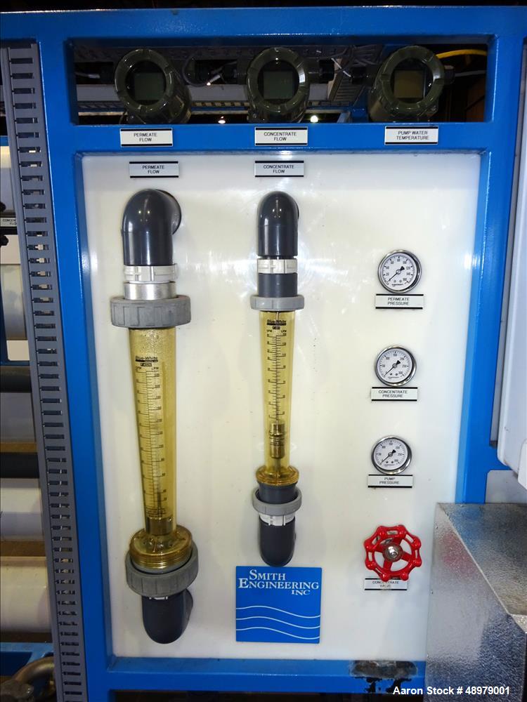 Used Smith Engineering Inc 50 GPM Single Pass Reverse Osmosis System