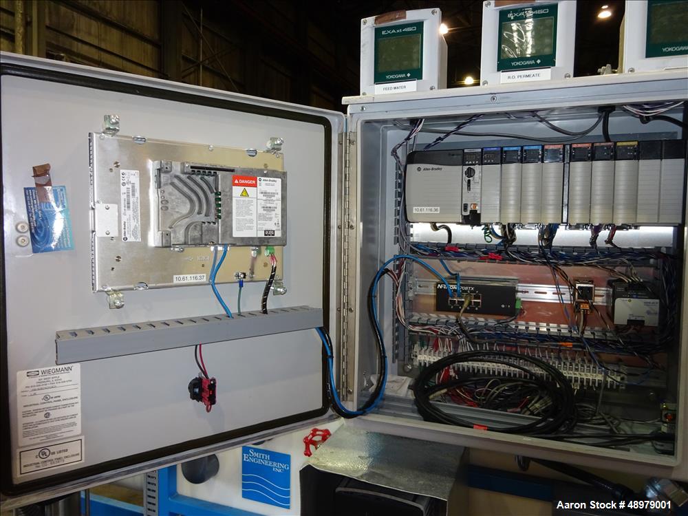 Used Smith Engineering Inc 50 GPM Single Pass Reverse Osmosis System