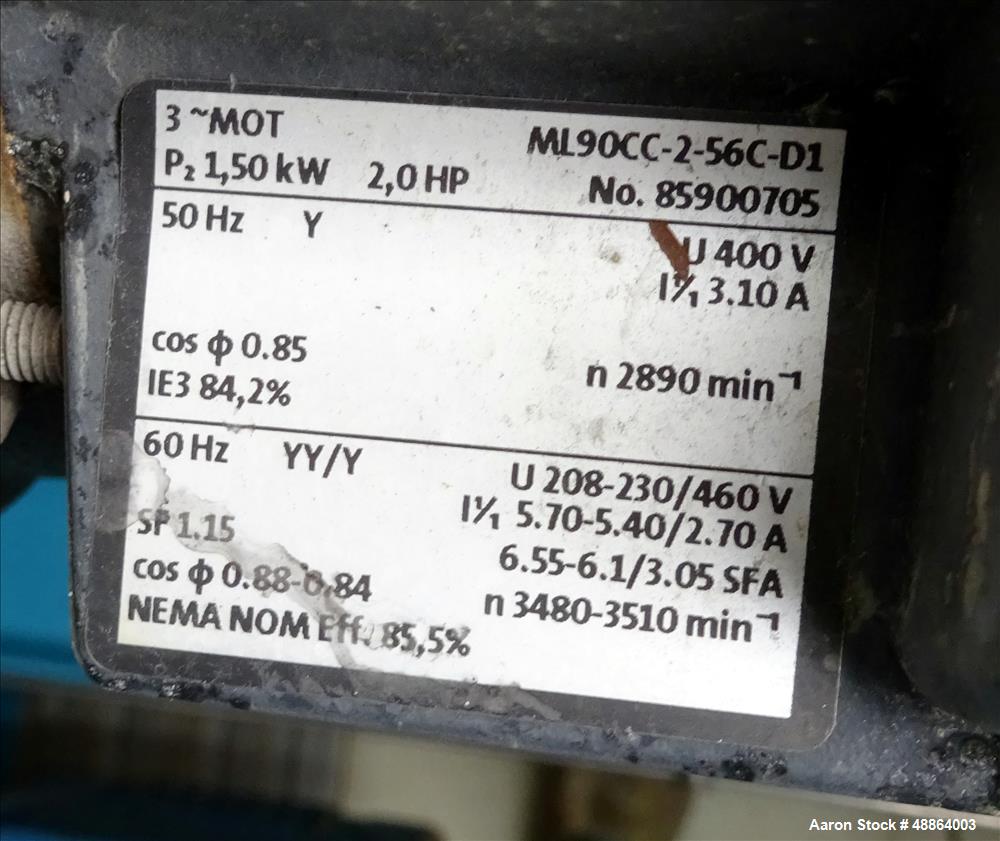 Used Mobile Reverse Osmosis System consisting of:  (1) Specific Equipment Compa