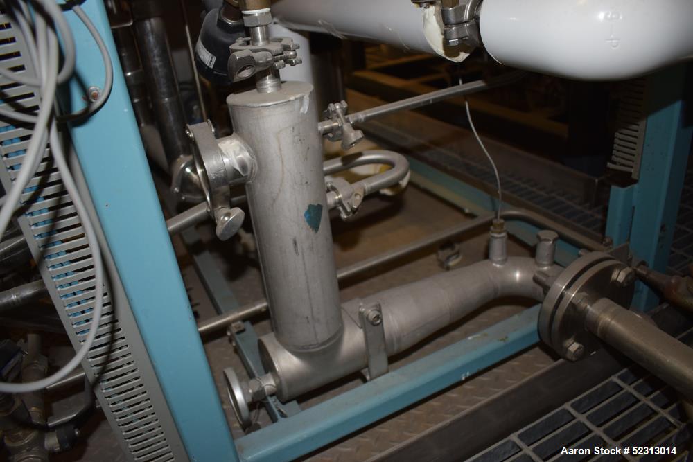Used Steris Finn-Aqua Multiple-Effect Water Still, Model 500-S-4, Serial# COA41132, Built 2000. Designed steam heated model for deionized & reverse osmosis feedwater. Approximate capacity at 116 psi ...