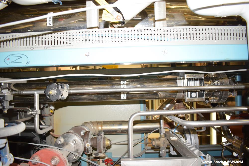 Used Steris Finn-Aqua Multiple-Effect Water Still, Model 500-S-4, Serial# COA41132, Built 2000. Designed steam heated model for deionized & reverse osmosis feedwater. Approximate capacity at 116 psi ...