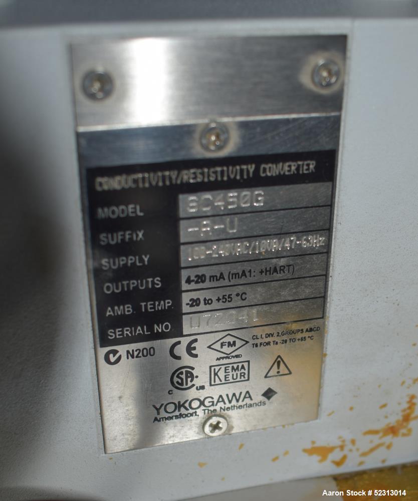Used Steris Finn-Aqua Multiple-Effect Water Still, Model 500-S-4, Serial# COA41132, Built 2000. Designed steam heated model for deionized & reverse osmosis feedwater. Approximate capacity at 116 psi ...