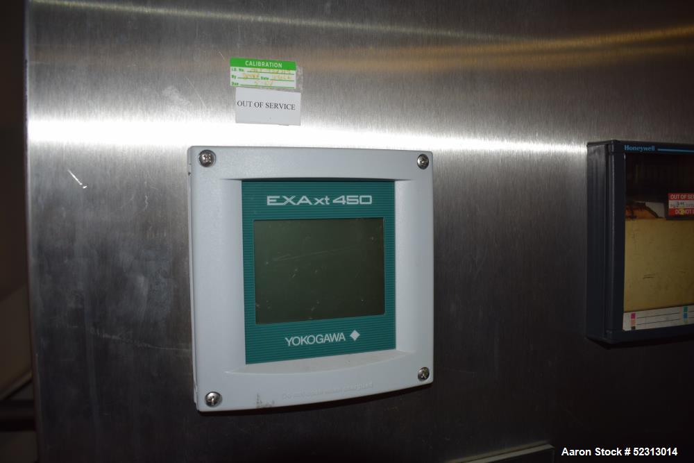 Used Steris Finn-Aqua Multiple-Effect Water Still, Model 500-S-4, Serial# COA41132, Built 2000. Designed steam heated model for deionized & reverse osmosis feedwater. Approximate capacity at 116 psi ...