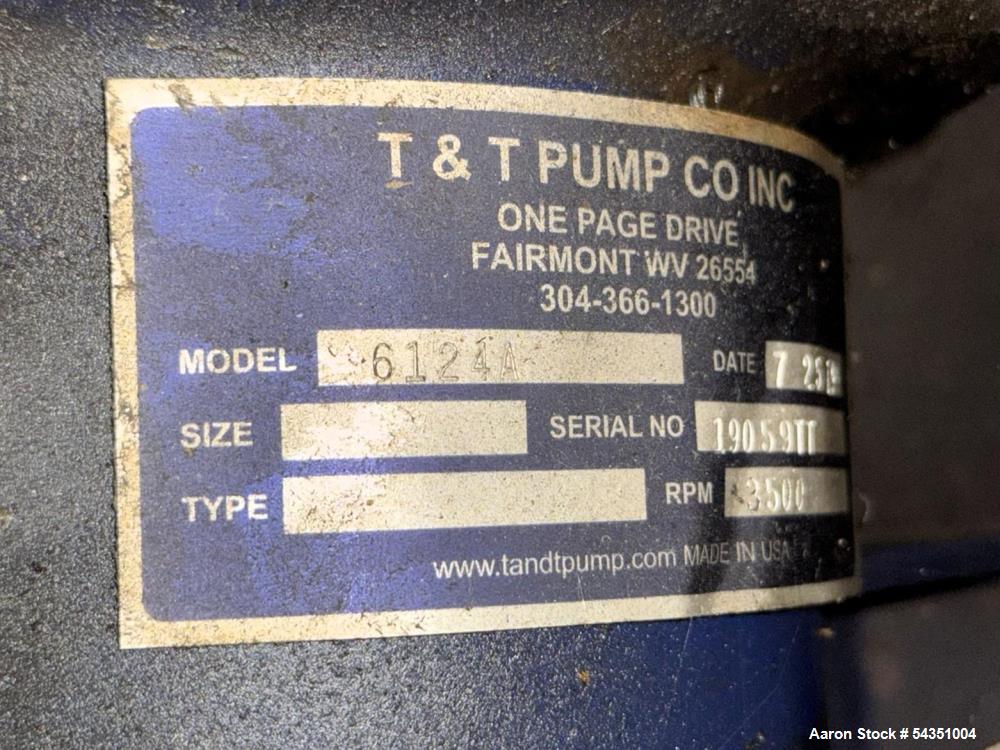 Used U.S. Filter Reverse Osmosis Open Skid Unit, Model 67/FM3-18,  75 GPM capacity.   Includes T&T Pump Co Pump Model 612, Driven by a 30hp 3/60/230/460v 3560rpm motor. Mounted control panel with (2)...