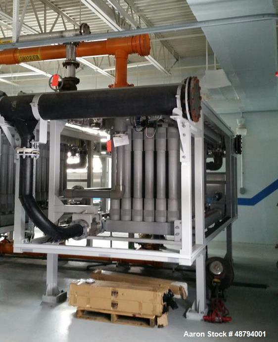 Used US Filter Siemens Evoqua WT M10C 90-Block Membrane Plant.