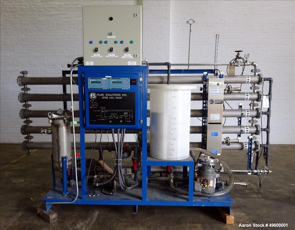 Used Fluid Solutions Reverse Osmosis System