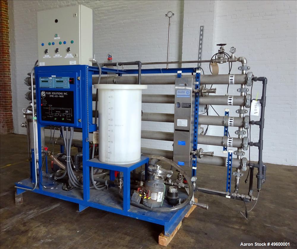 Used Fluid Solutions Reverse Osmosis System