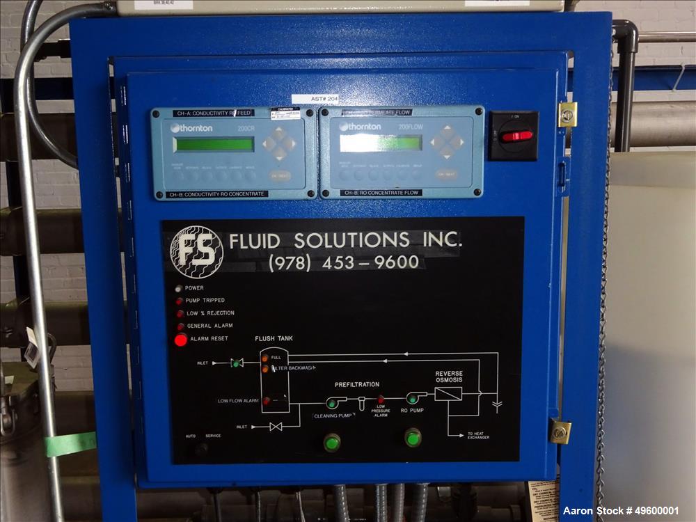 Used Fluid Solutions Reverse Osmosis System